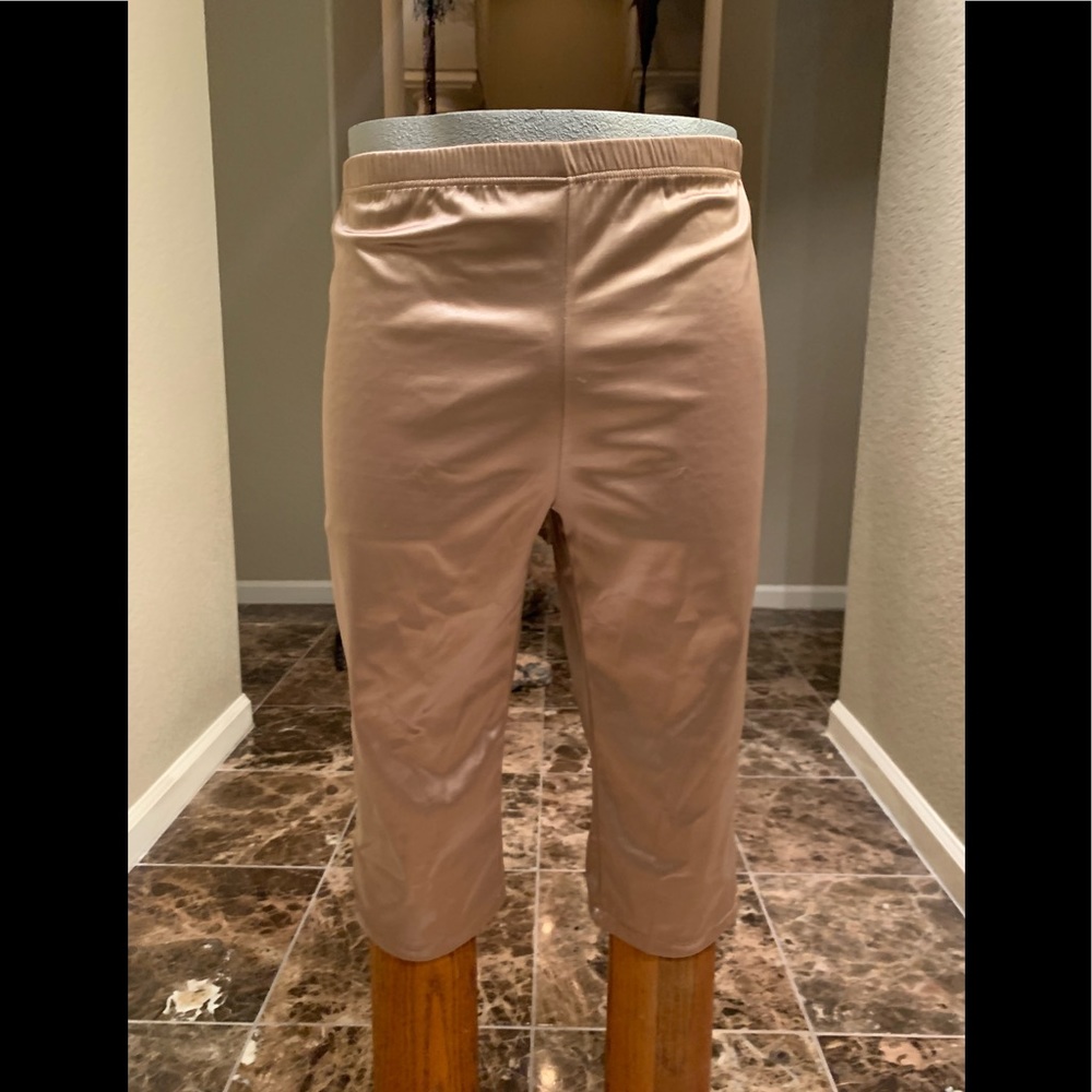 Satin Finish Pajama Pant - L048 - Champagne